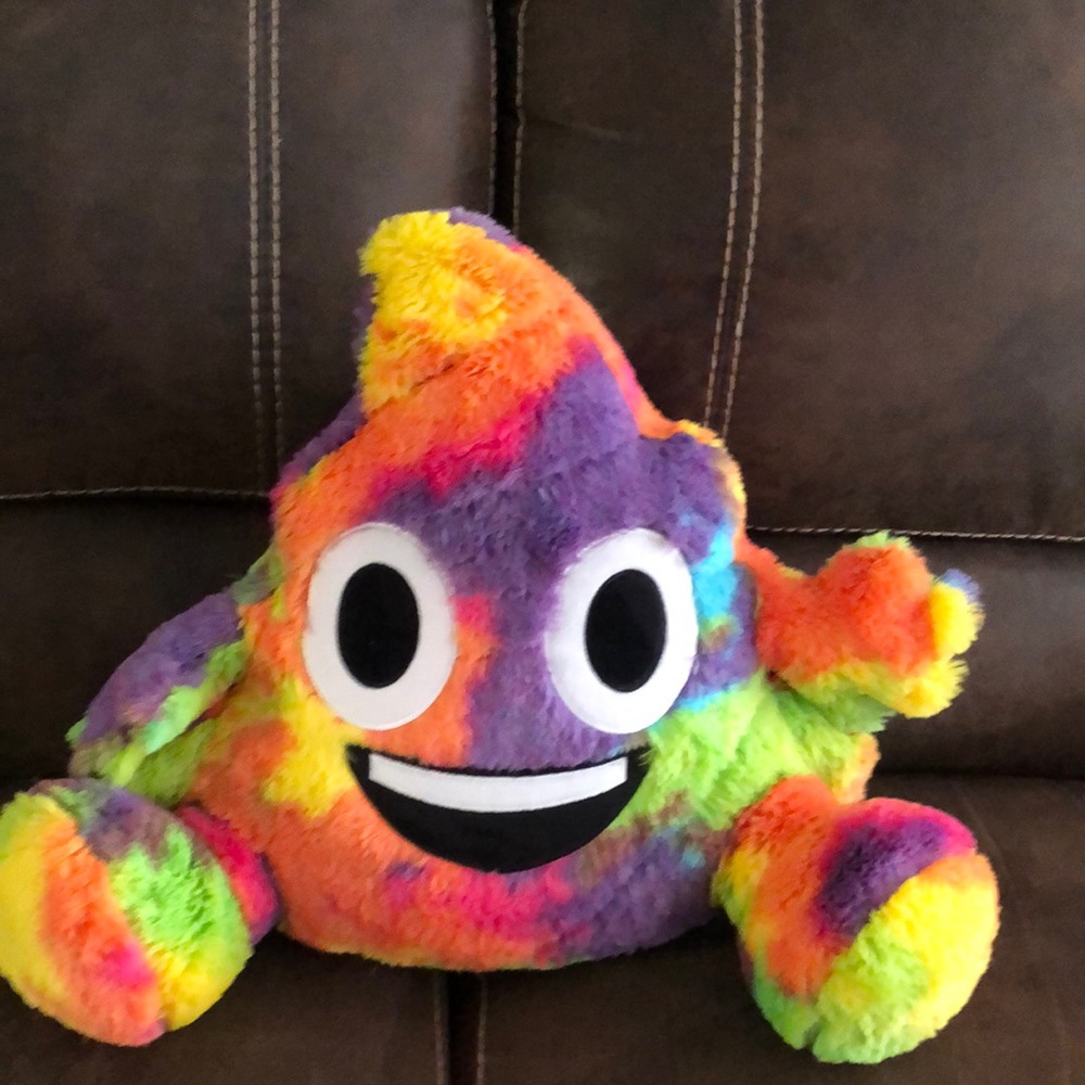 Justice stuffed emoji, multi color, 18 in. tall - Picture 1 of 3